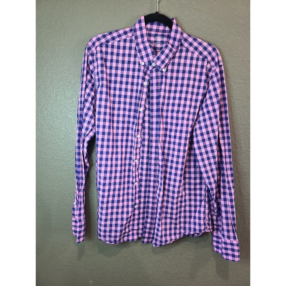 J Crew plaid button up shirt